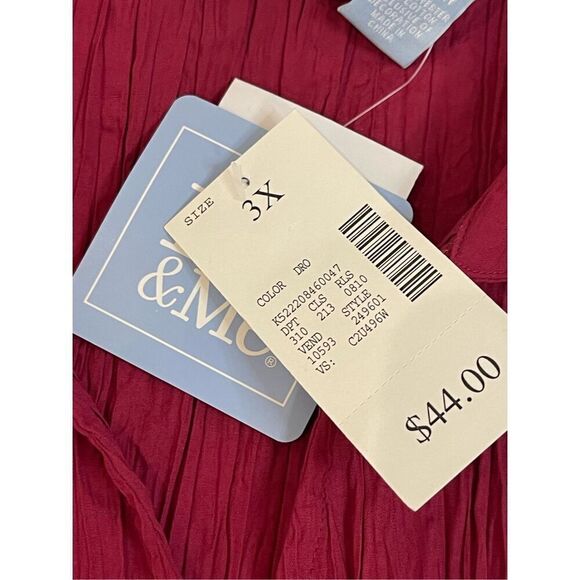 Liz & Me women’s blouse 3X NWT - Picture 6 of 6